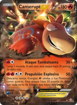 Camerupt EX, Duelos Primigenios Nº 29 Normal