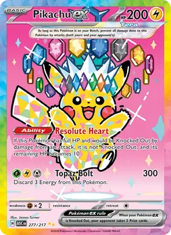 Pikachu ex, Ascended Heroes No. 277 Holo