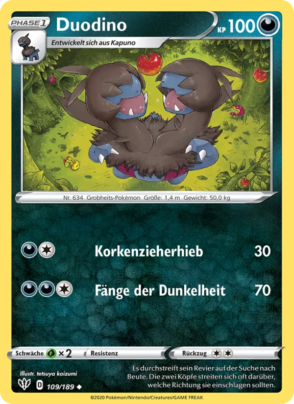 Duodino, Flammende Finsternis No. 109