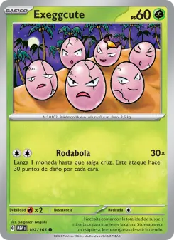 Exeggcute, 151 No. 102 Normal