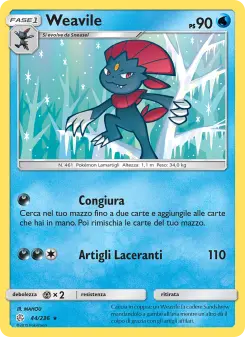 Weavile, Eclissi Cosmica Nº 44 Normal