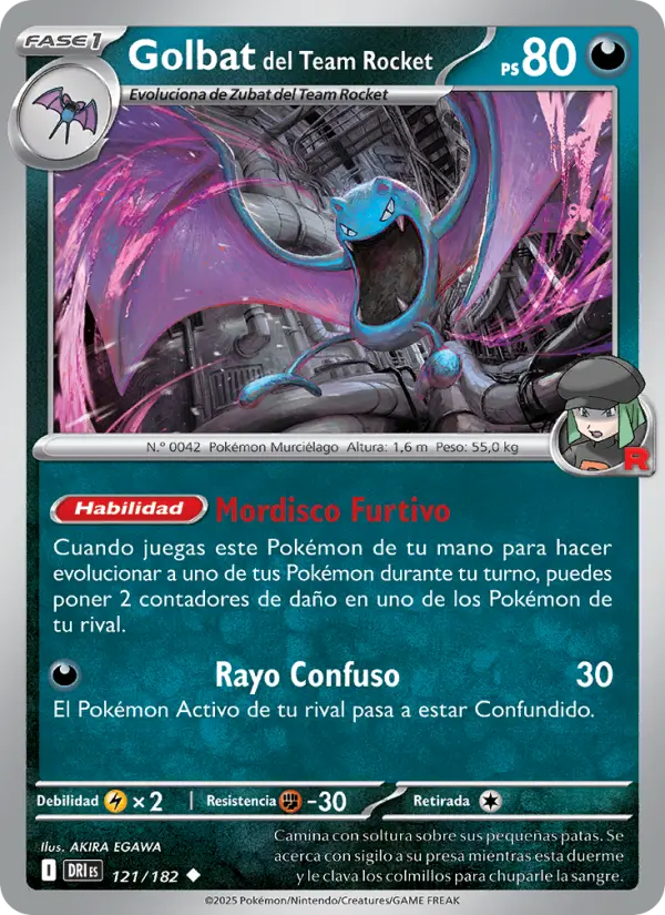 Golbat del Team Rocket, Rivales Predestinados No. 121