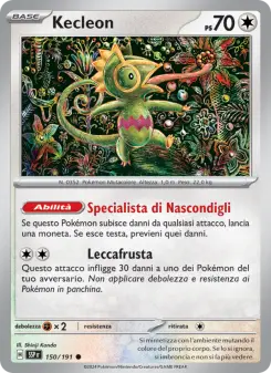 Kecleon, Scintille Folgoranti No. 150 Normal