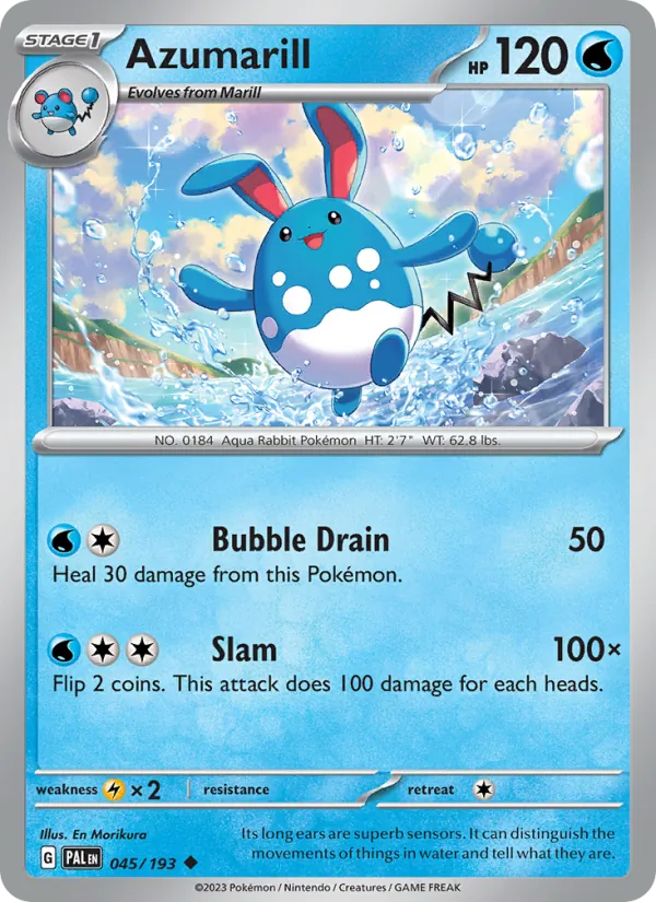 Azumarill, Paldea Evolved No. 045
