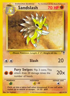 Sandslash, Legendary Collection No. 62 Normal