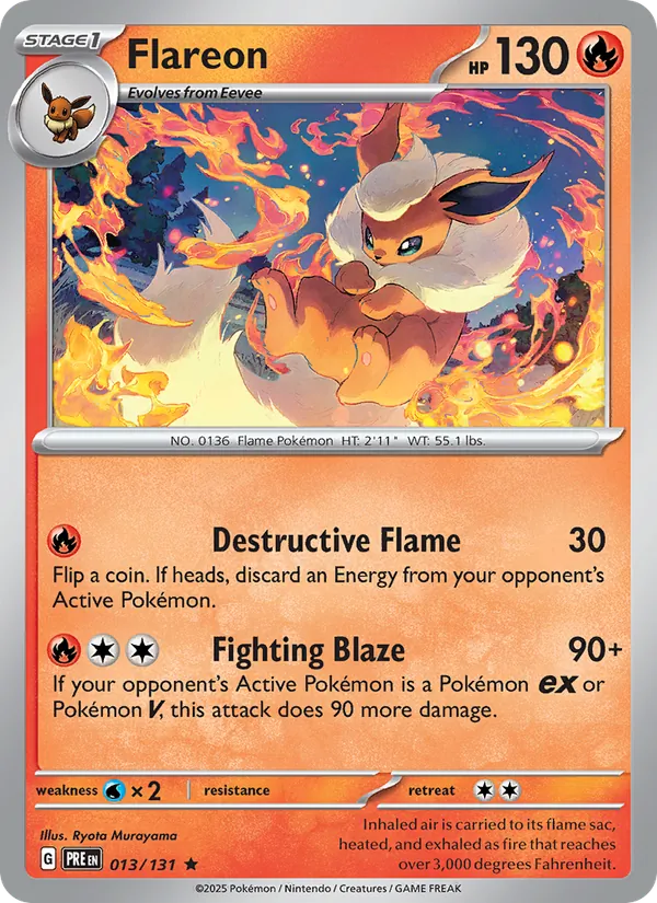 Flareon, Prismatic Evolutions Nº 013