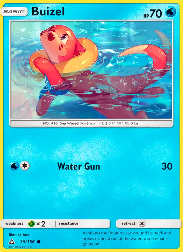 Buizel, Ultra Prism Nº 35