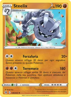 Steelix, Colpo Fusione Nº 139 Holo