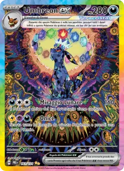 Umbreon-ex, Evoluzioni Prismatiche Nº 161 Holo