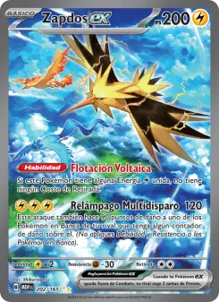Zapdos ex, 151 Nº 202 Holo