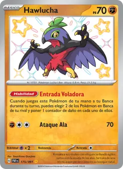 Hawlucha, Destinos de Paldea No. 175 Holo