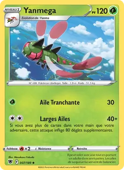 Yanmega, Astres Radieux No. 007 Normal