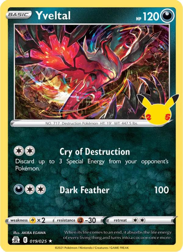 Yveltal, Celebrations No. 19