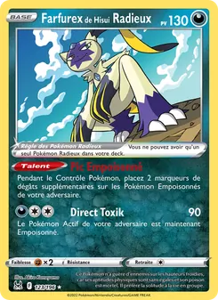 Farfurex de Hisui Radieux, Origine Perdue No. 123 Holo