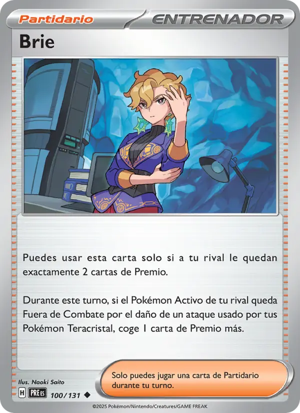 Brie, Evoluciones Prismáticas Nº 100