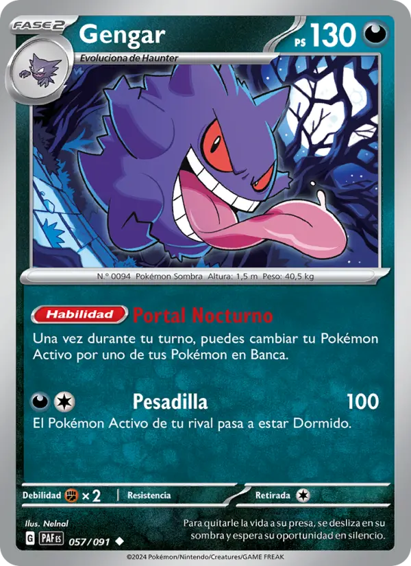 Gengar, Destinos de Paldea No. 057