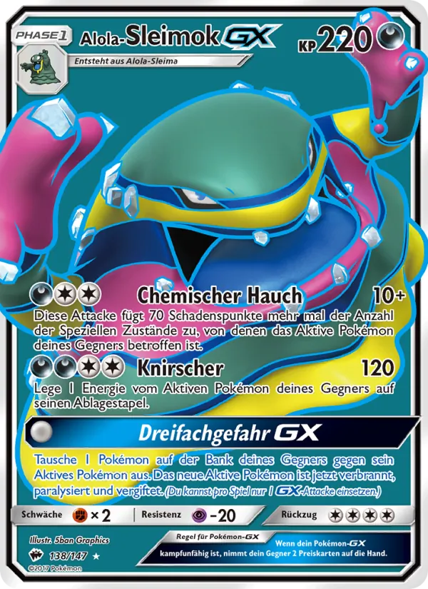 Alola-Sleimok GX, Nacht in Flammen No. 138