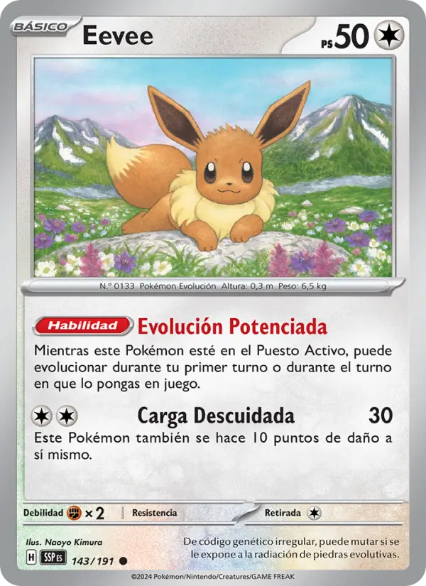 Eevee, Chispas Fulgurantes No. 143