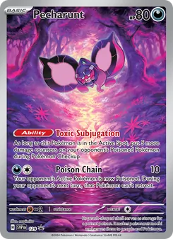Pecharunt, SVP Black Star Promos Nº 129 Holo