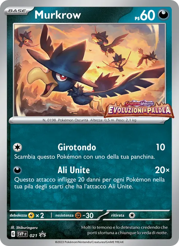Murkrow, SVP Black Star Promos Nº 021