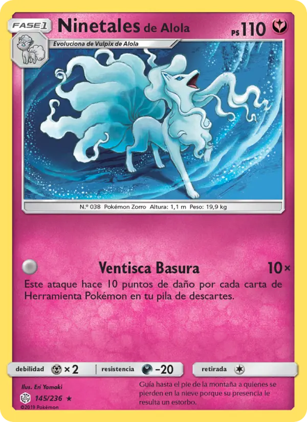 Ninetales de Alola, Eclipse Cósmico No. 145