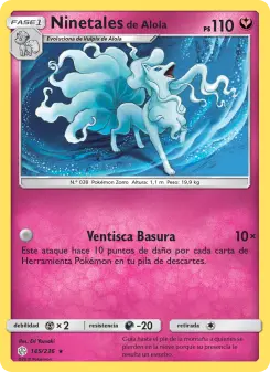 Ninetales de Alola, Eclipse Cósmico No. 145 Normal