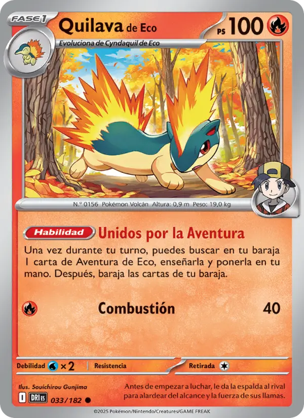 Quilava de Eco, Rivales Predestinados No. 033
