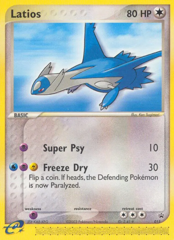 Latios, Nintendo Black Star Promos Nº 15