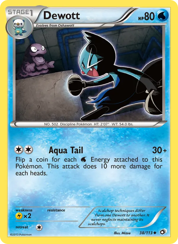Dewott, Legendary Treasures Nº 38
