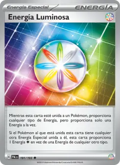Energía Luminosa, Evoluciones en Paldea No. 191 Normal