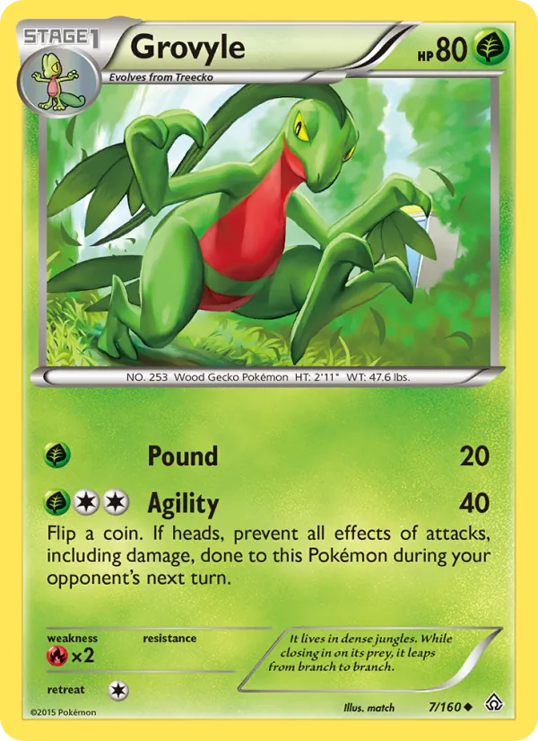 Grovyle, Primal Clash No. 7
