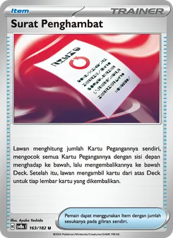 Surat Penghambat, Kilat Rasi No. 163 Normal