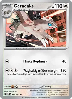 Geradaks, Obsidian Flammen No. 168 Normal