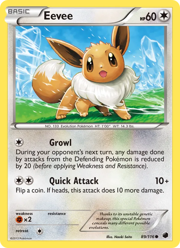 Eevee, Plasma Freeze Nº 89
