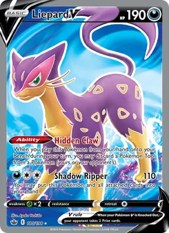 Liepard V, Chilling Reign Nº 180 Holo