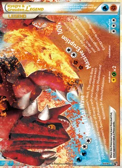 Kyogre & Groudon LEGEND, Undaunted No. 88 Holo