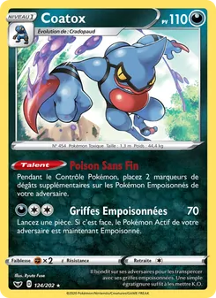 Coatox, Épée et Bouclier Nº 124 Holo