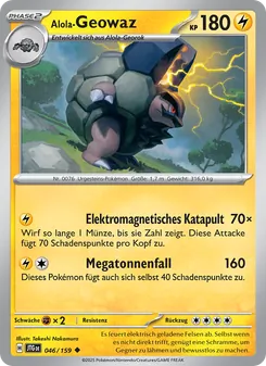 Alola-Geowaz, Reisegefährten Nº 046 Normal