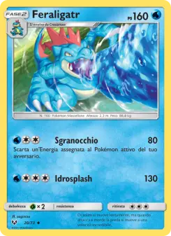 Feraligatr, Leggende Iridescenti Nº 20 Normal