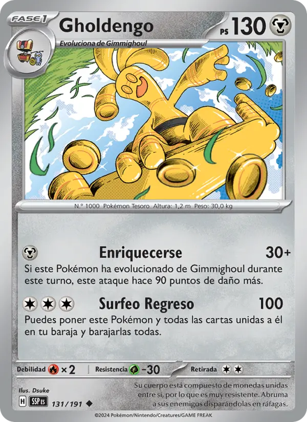 Gholdengo, Chispas Fulgurantes No. 131
