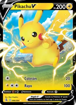 Pikachu V, Golpe Fusión No. 86 Holo