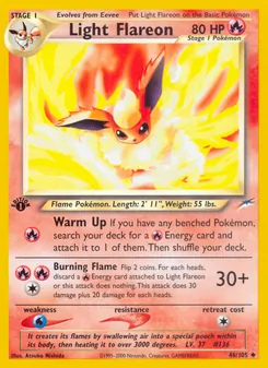 Light Flareon, Neo Destiny No. 46 Normal