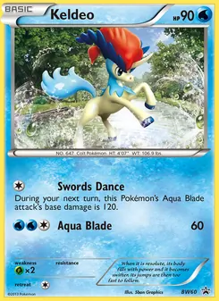 Keldeo, BW Black Star Promos No. BW60 Normal