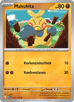 Makuhita, Mega-Entwicklung Nº 072 Normal