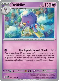 Drifblim, Corona Astral Nº 061 Normal