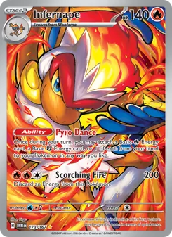 Infernape, Twilight Masquerade No. 173 Holo