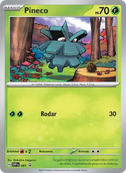 Pineco, SVP Black Star Promos Nº 061 Holo