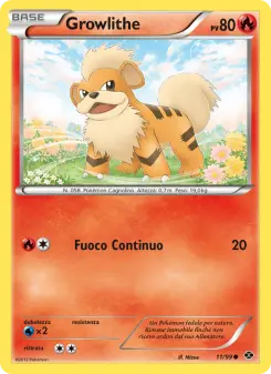 Growlithe, Destini Futuri Nº 11 Normal