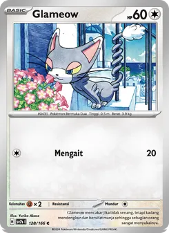 Glameow, Bimbingan Rasi No. 128 Normal