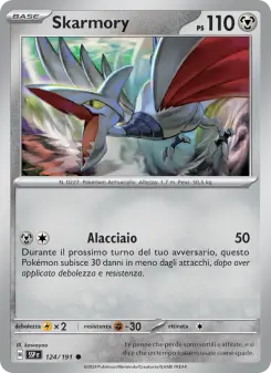 Skarmory, Scintille Folgoranti No. 124 Normal